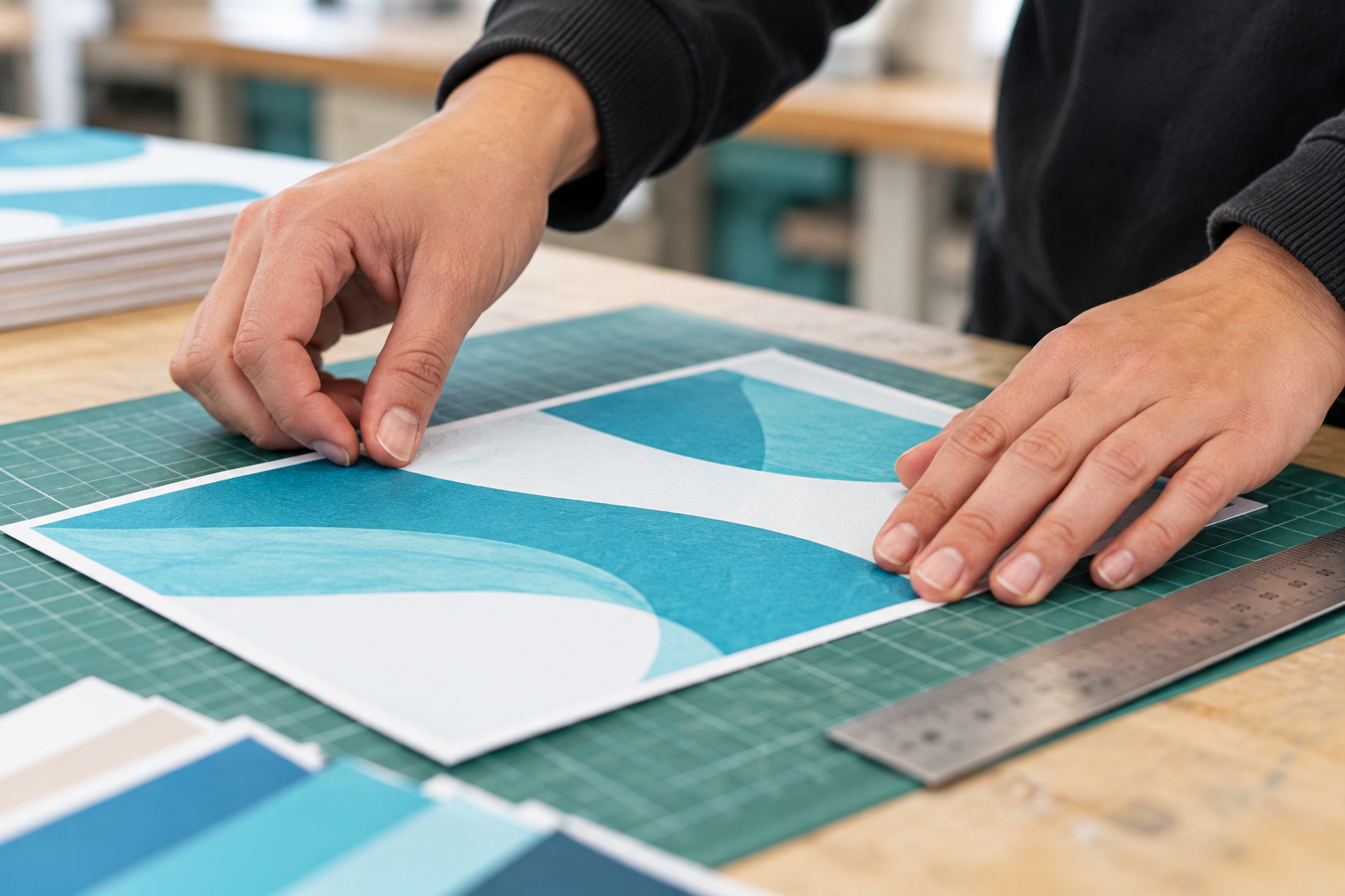 Gestaltung eines Druckprodukts