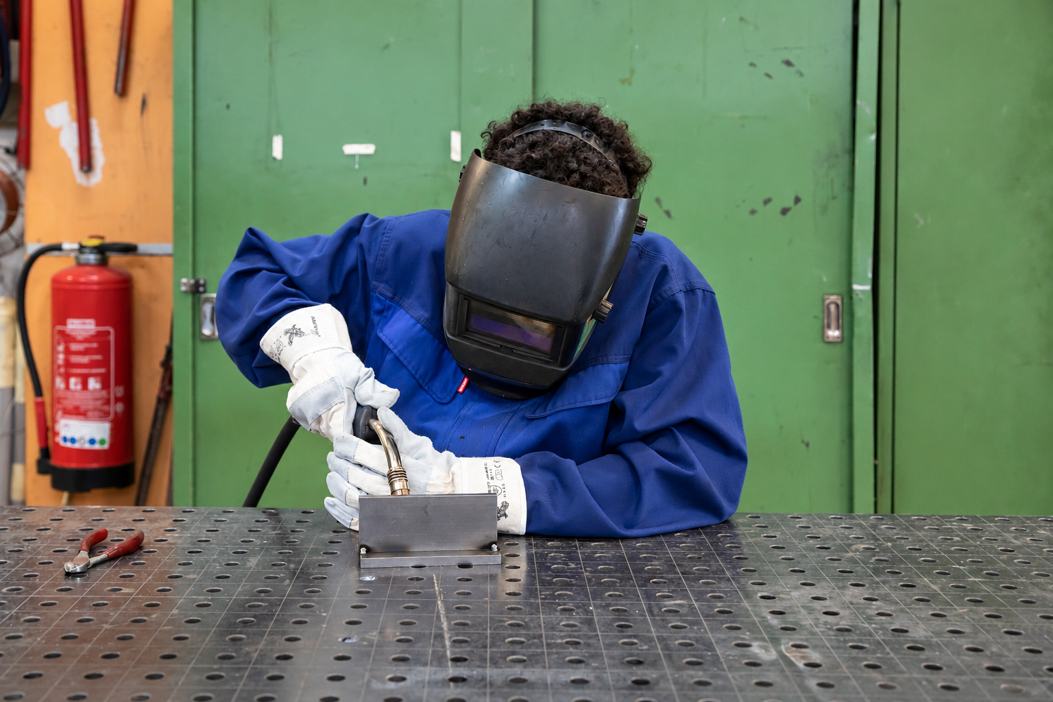 Arbeit mit Metall